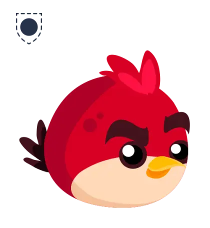 Red Angry Bird Cartoon