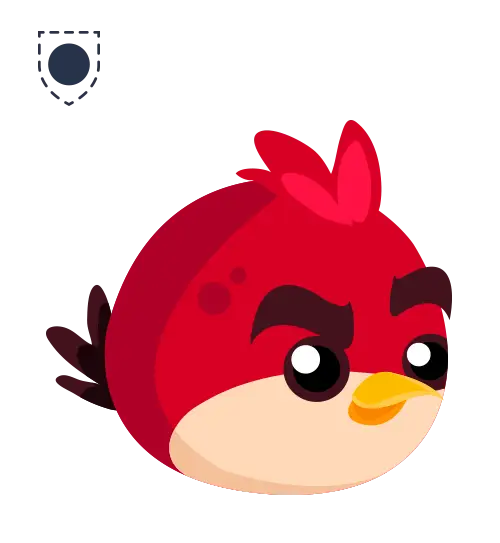 Red Angry Bird Cartoon