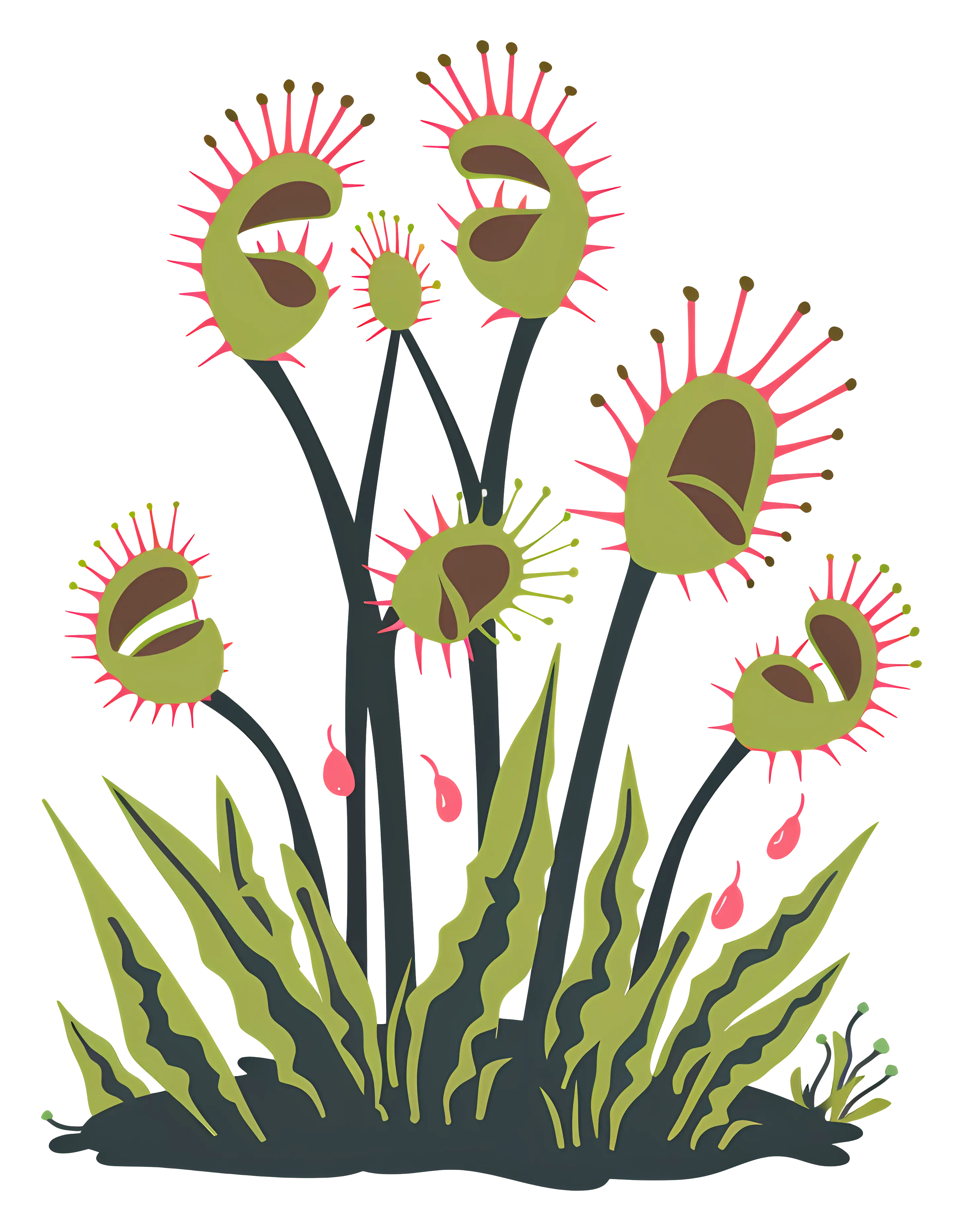 Carnivorous Venus Flytrap Plant