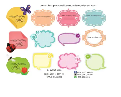 Colorful Decorative Stickers