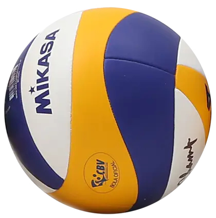 Yellow and Blue Mikasa Volleyball