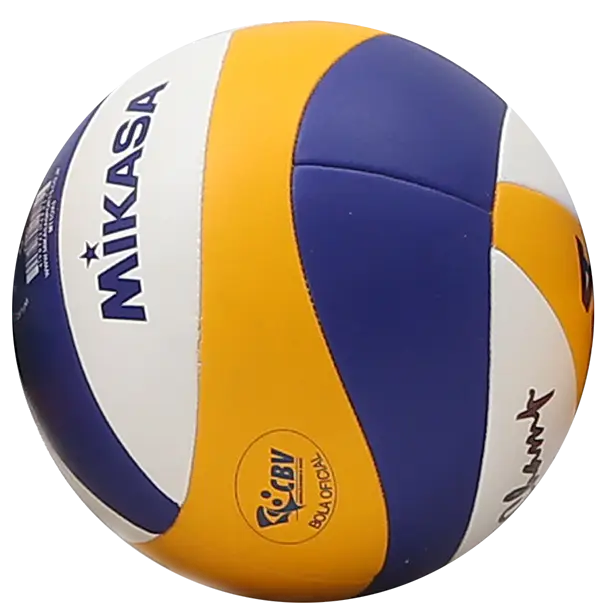 Yellow and Blue Mikasa Volleyball