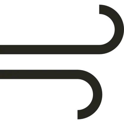 Simple Black Wind Symbol