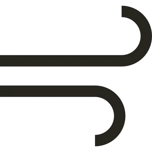 Simple Black Wind Symbol