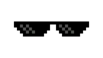 Pixelated Sunglasses Meme Icon