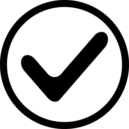 Checkmark Symbol Inside a Circle