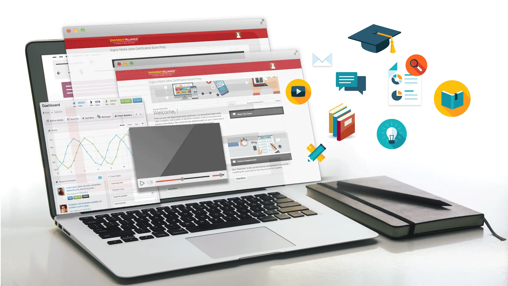 Laptop with Open Applications