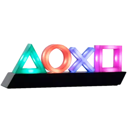 PlayStation Symbols Neon Light