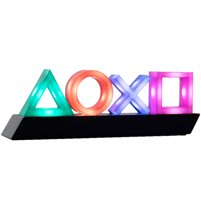 PlayStation Symbols Neon Light