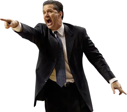 Coach Pointing and Shouting