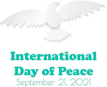 International Day of Peace Logo with Dove