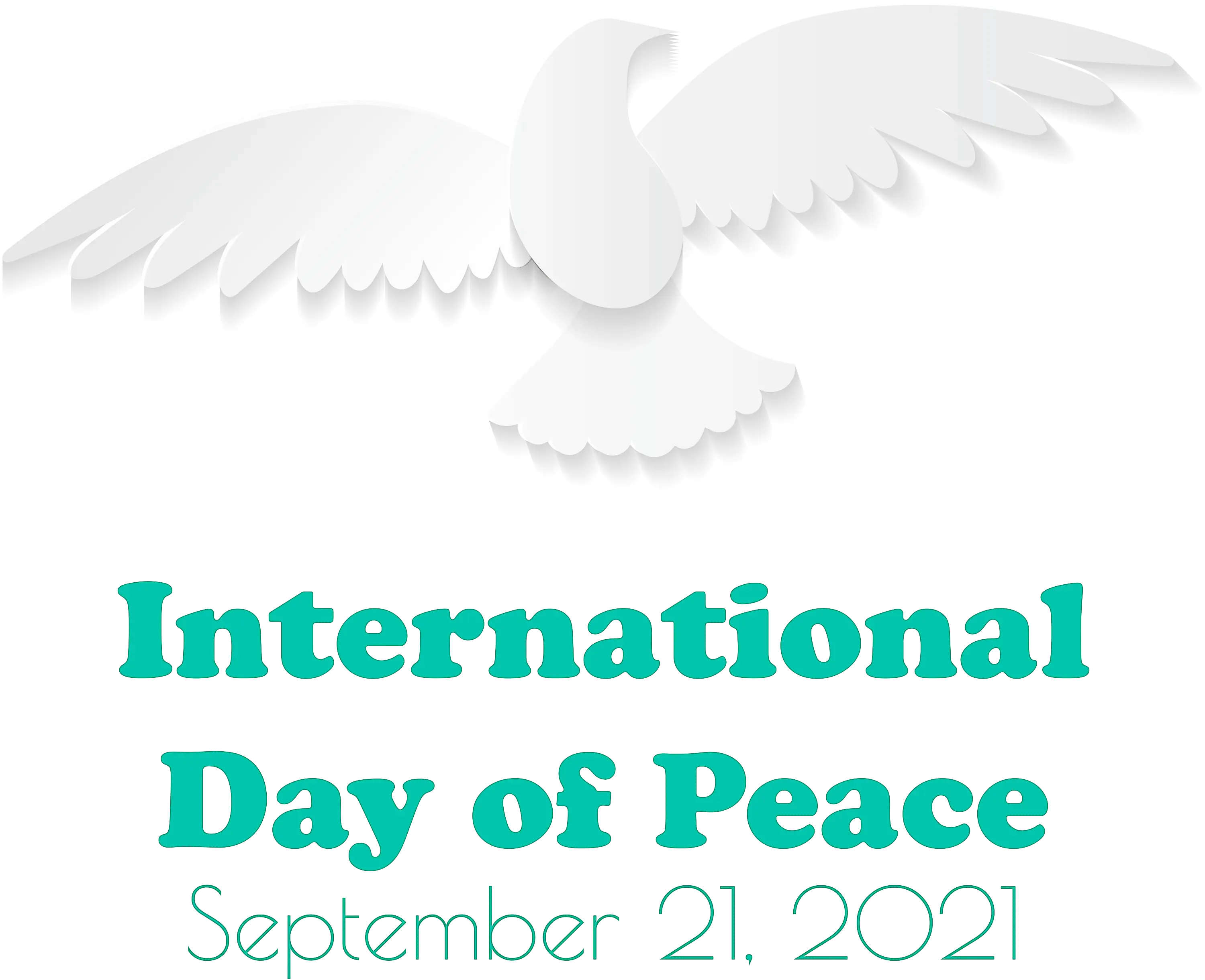 International Day of Peace Logo with Dove