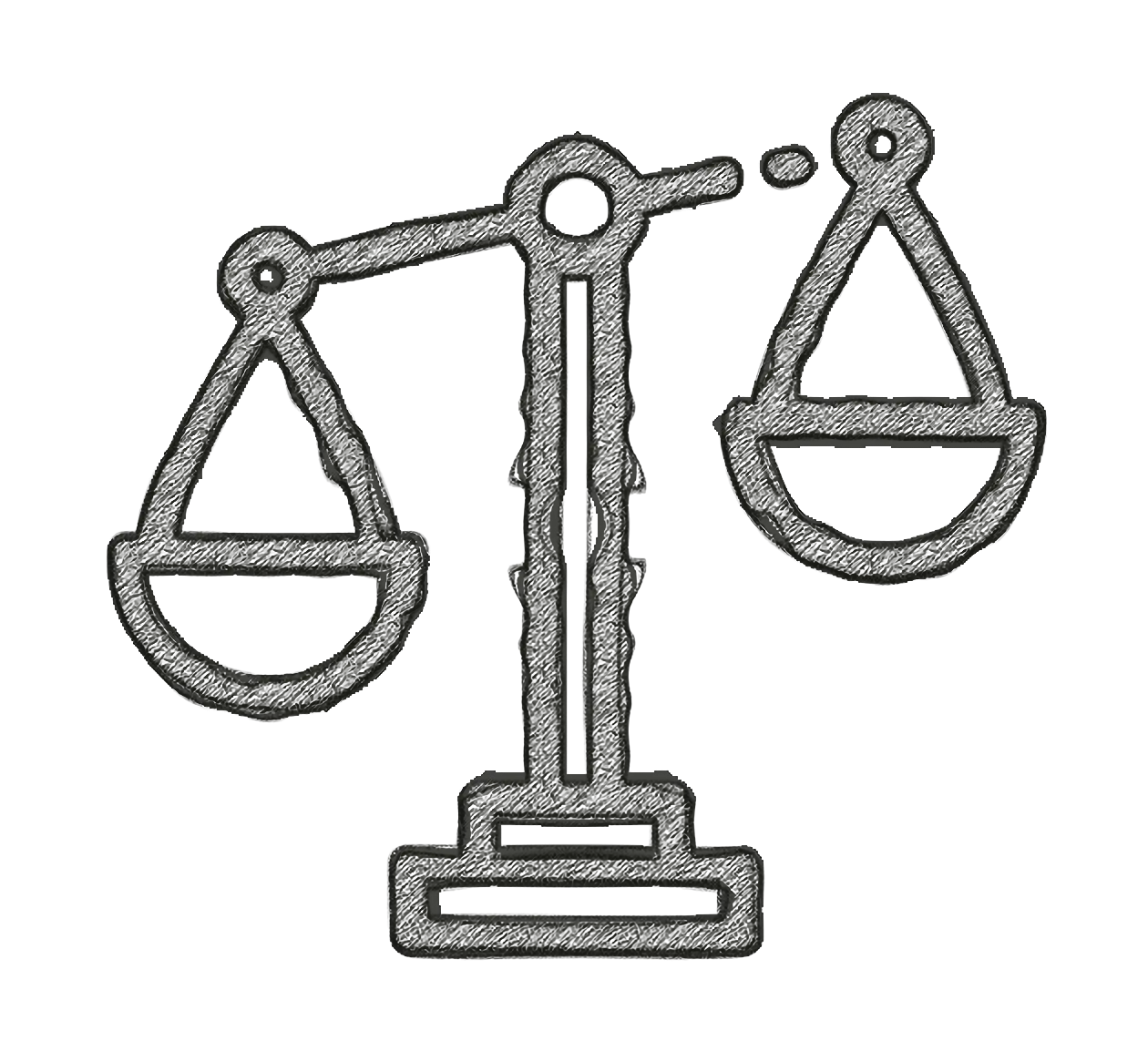 Balance Scale Icon Illustration