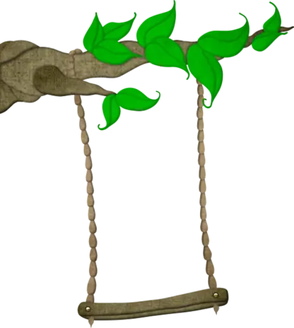 Wooden Tree Swing