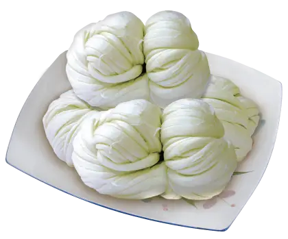 White Cheese on Plate