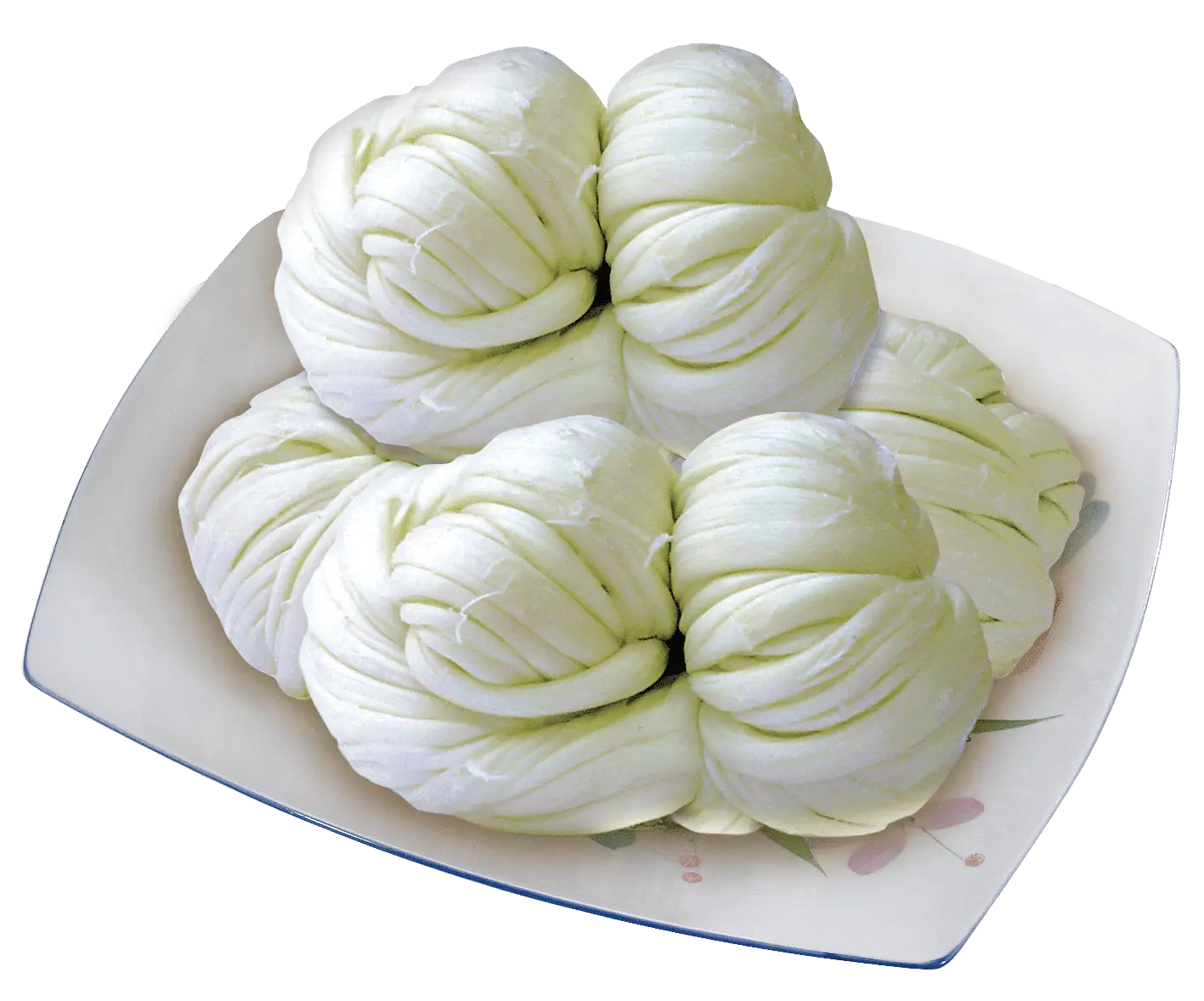 White Cheese on Plate