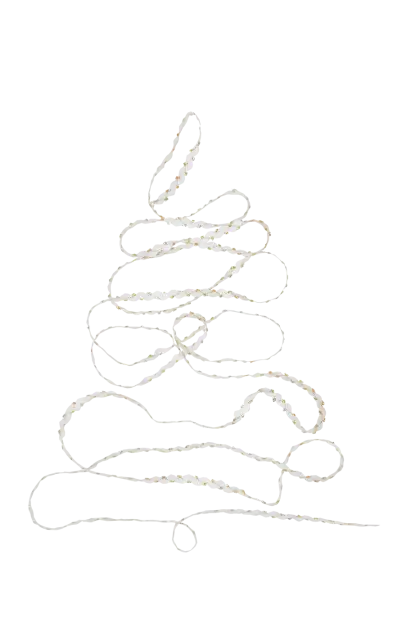Minimalist Christmas Tree with Lights