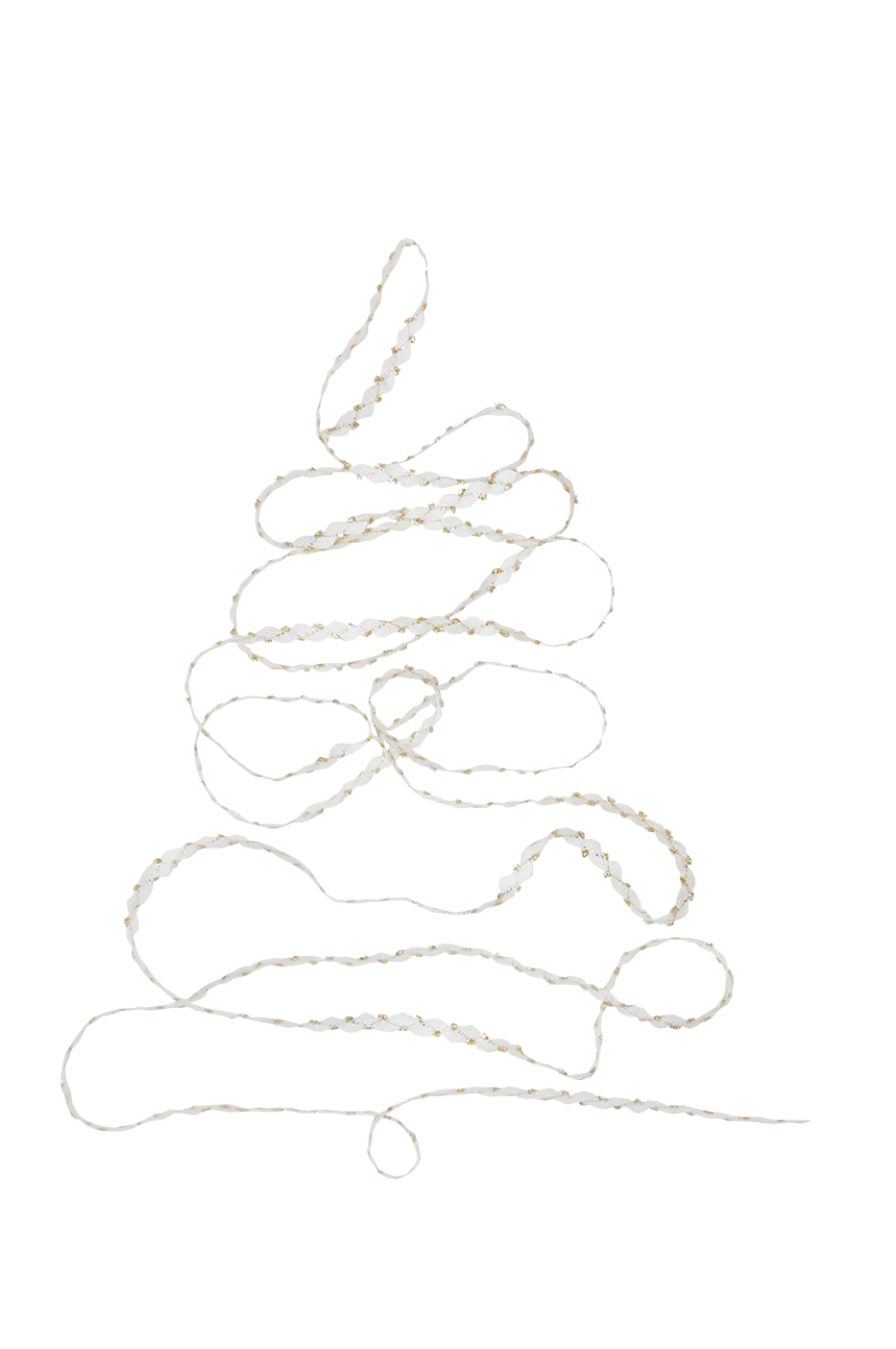 Minimalist Christmas Tree with Lights