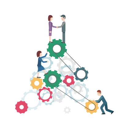 Teamwork with Gears