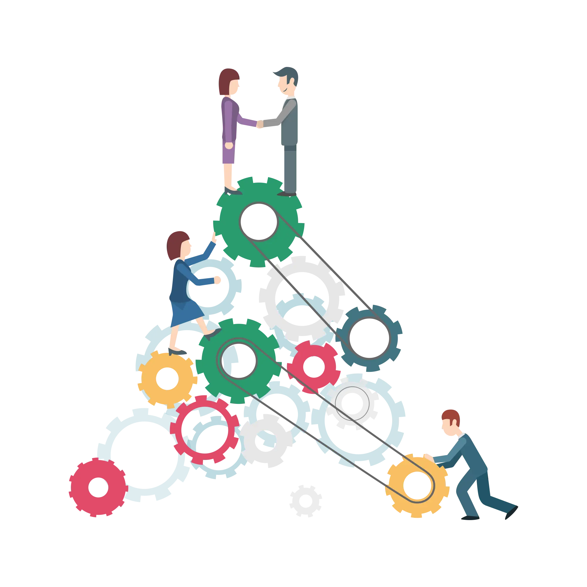 Teamwork with Gears