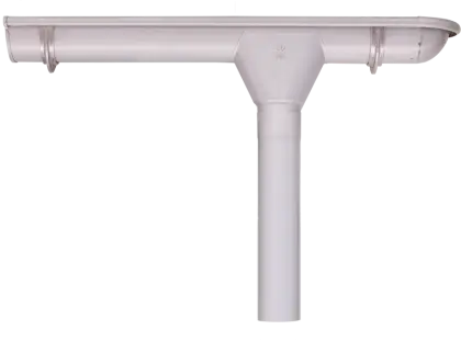 White Gutter Pipe
