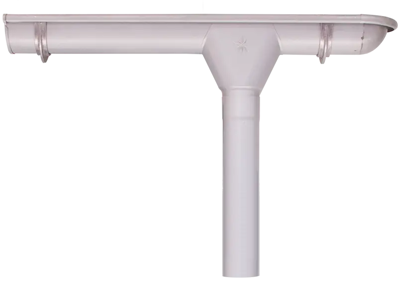 White Gutter Pipe