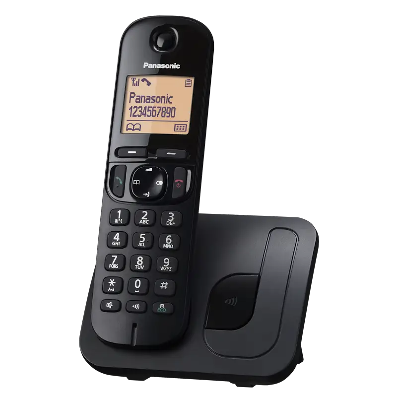 Black Cordless Phone for Communication