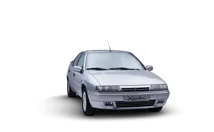Silver Car for Urban Transportation
