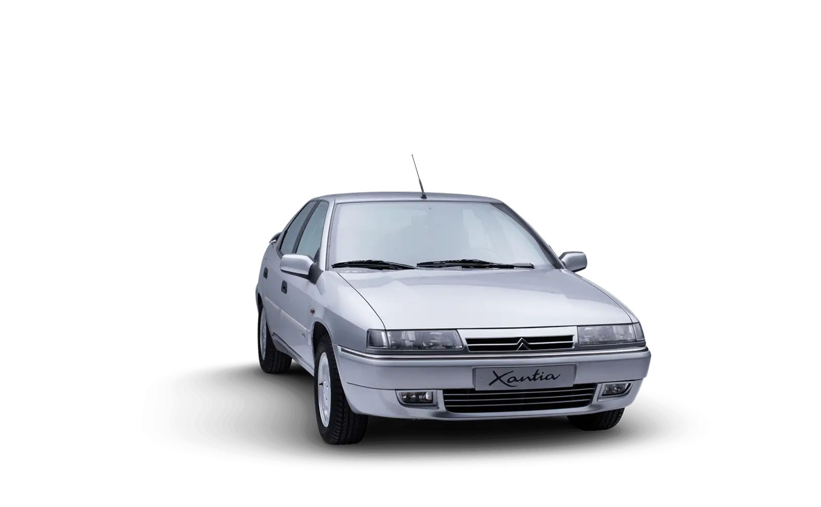 Silver Car for Urban Transportation