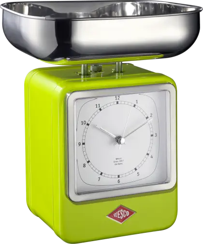 Retro Green Kitchen Scale