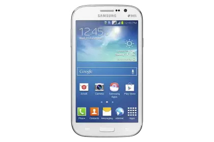 Samsung Smartphone with Home Screen Display
