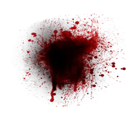 Dark Red Ink Splash in Artistic Style