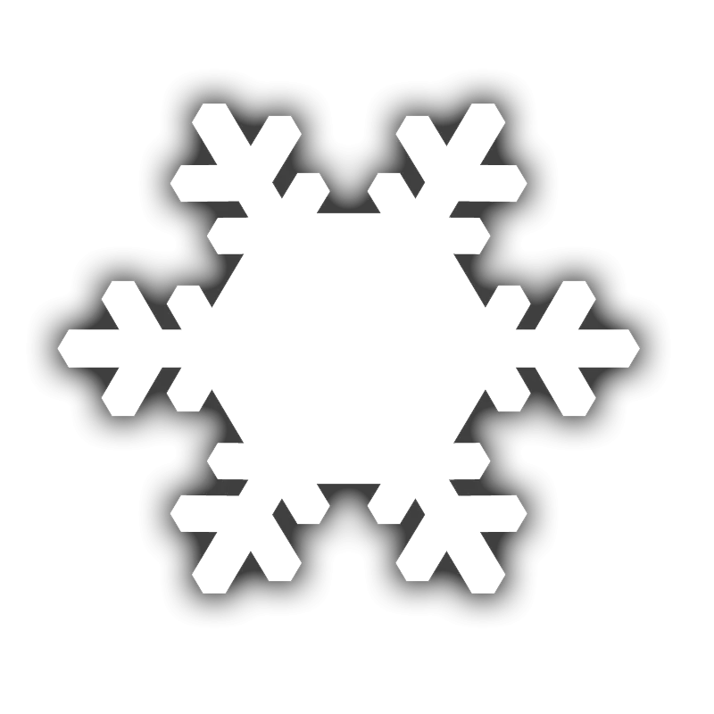 Beautiful Winter Snowflake Pattern