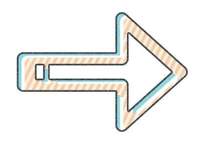 Striped Right Arrow