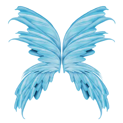 Blue Fantasy Wings