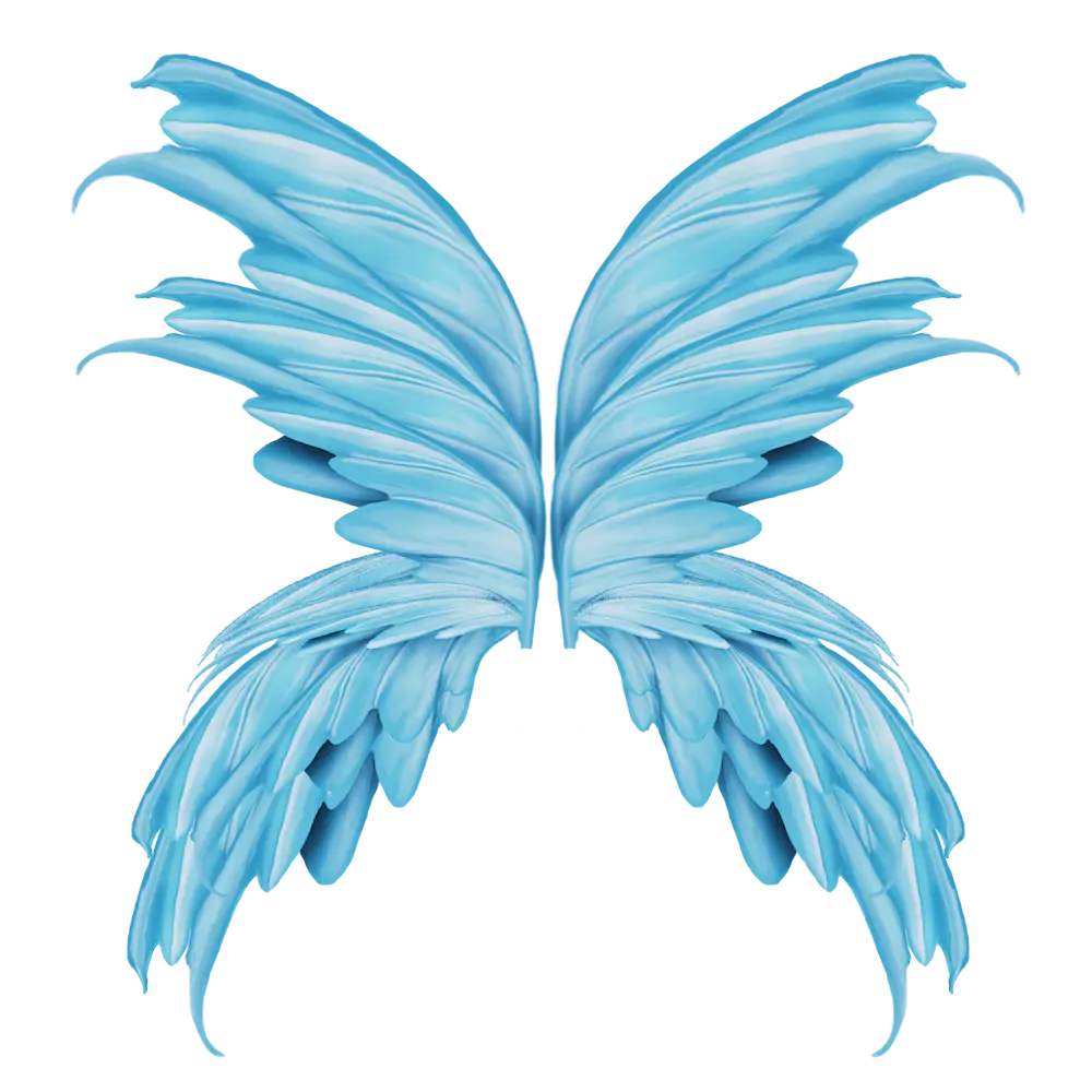 Blue Fantasy Wings