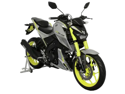 Gray and Yellow Sport Motorcycle