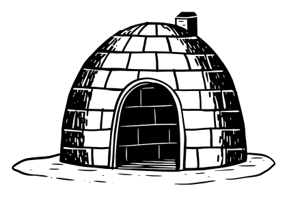 Simple Igloo Drawing