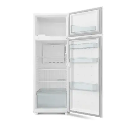 Open White Refrigerator