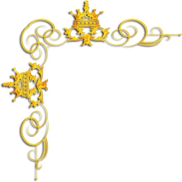 Golden Ornamental Frame for Elegant Decoration