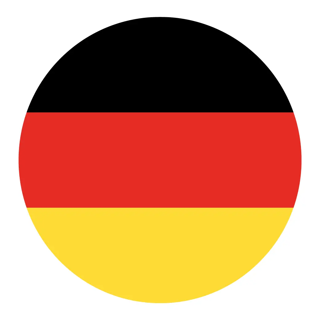 Flag of Germany in Circular Design
