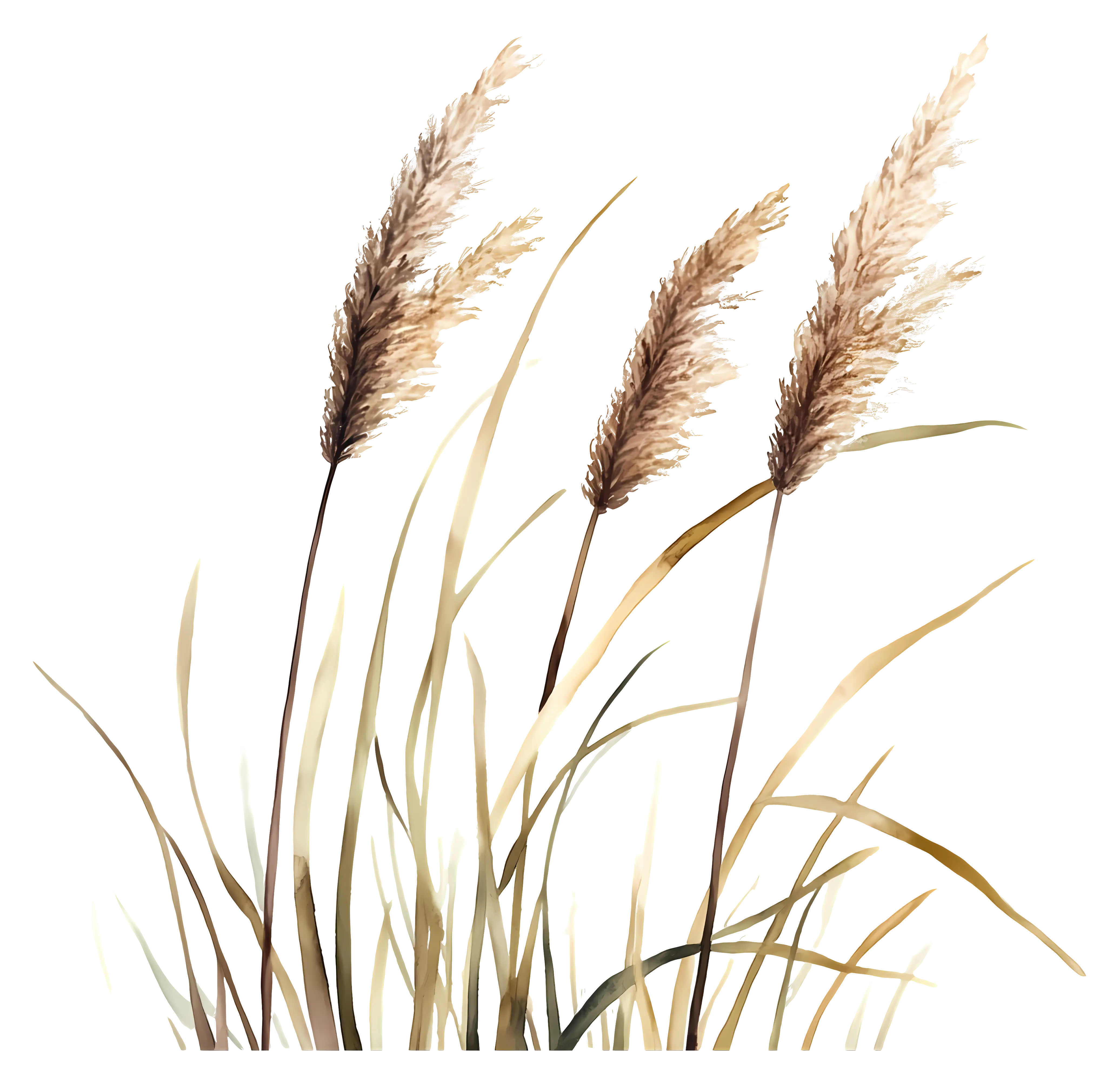 Wheat Stalks Illustration