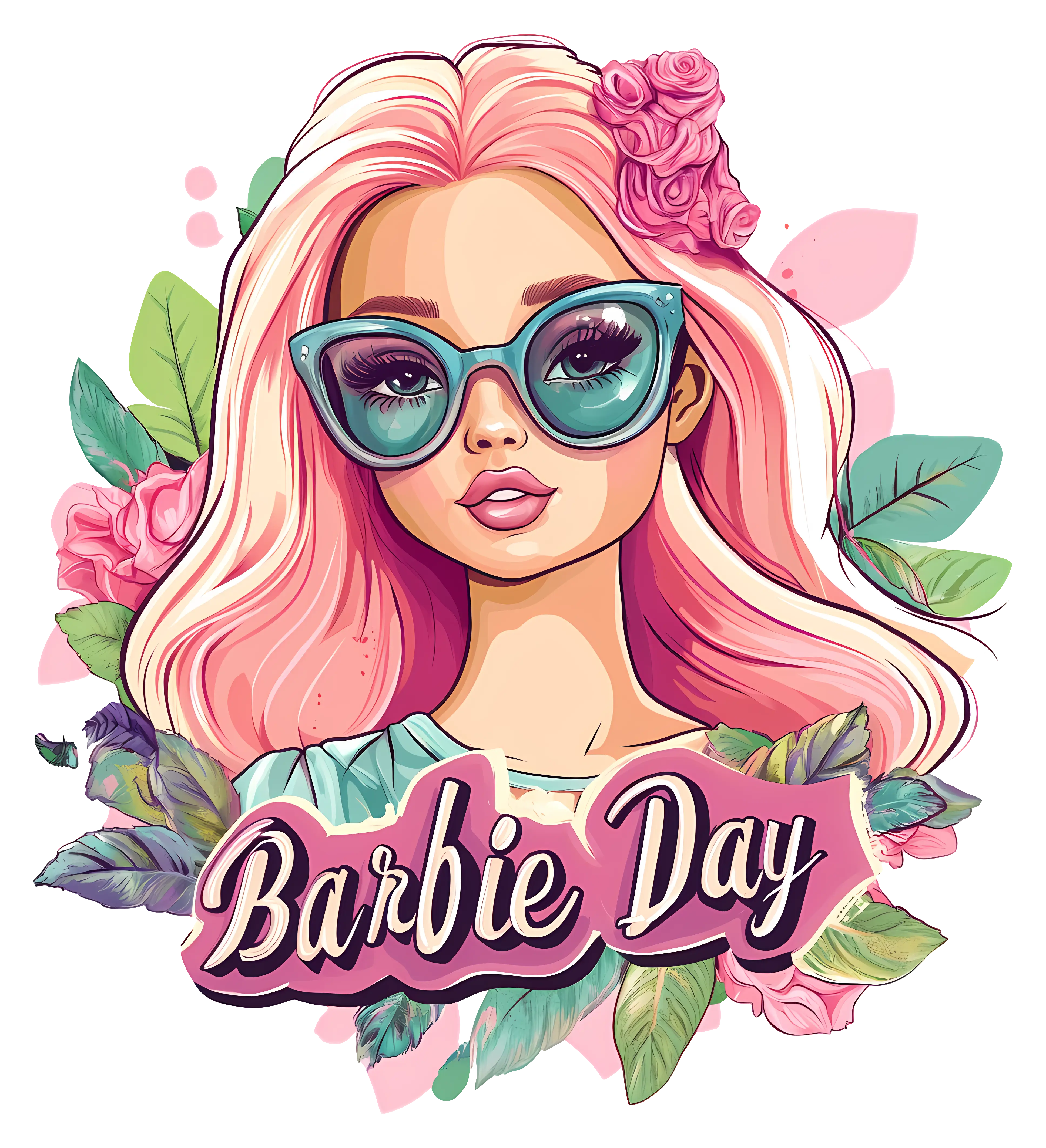 Barbie Illustration for Barbie Day