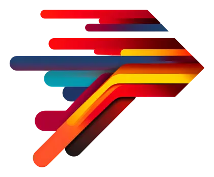 Colorful Abstract Arrow Design