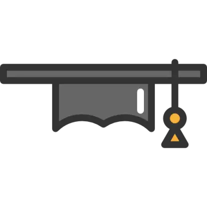 Graduation Cap Icon for Education Achievements