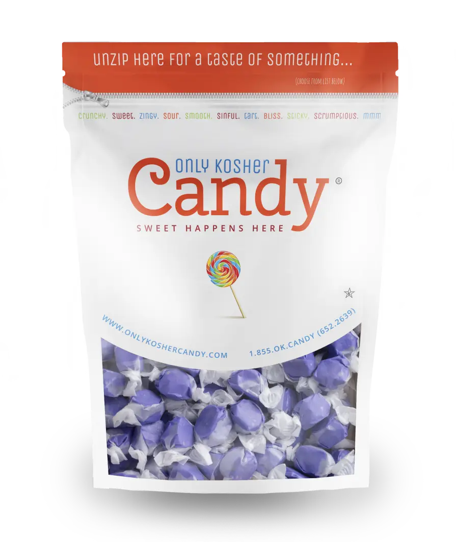 Packaged Purple Kosher Candy Bag