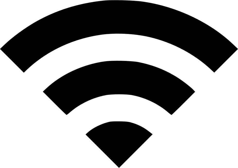 WiFi Icon with Downward Triangle