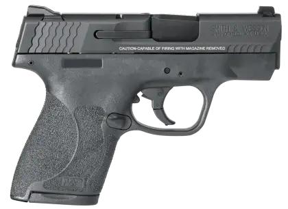 Compact Black Handgun Design