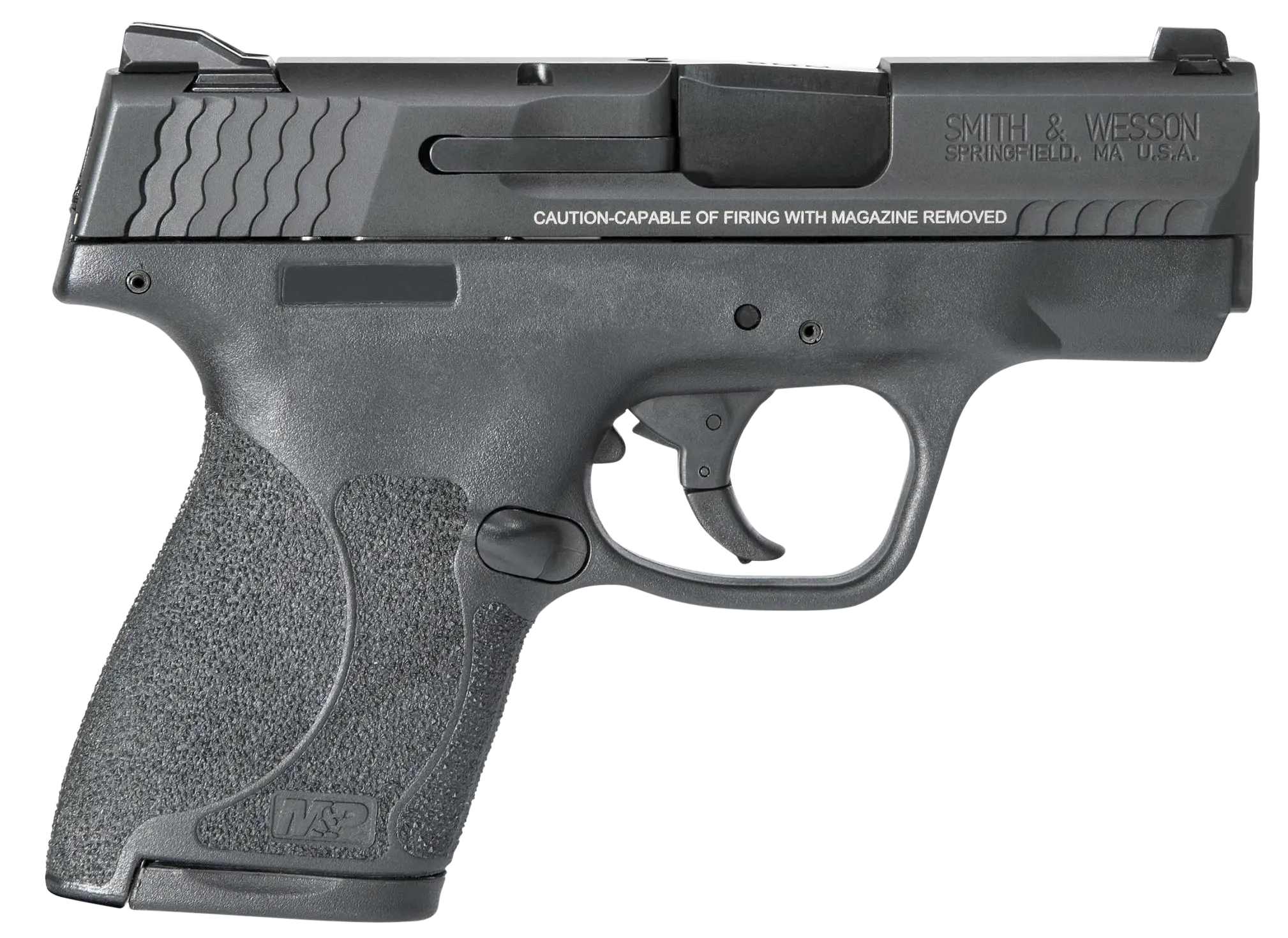 Compact Black Handgun Design