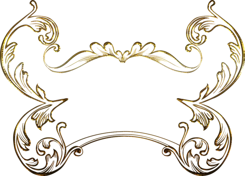 Ornate Golden Decorative Frame